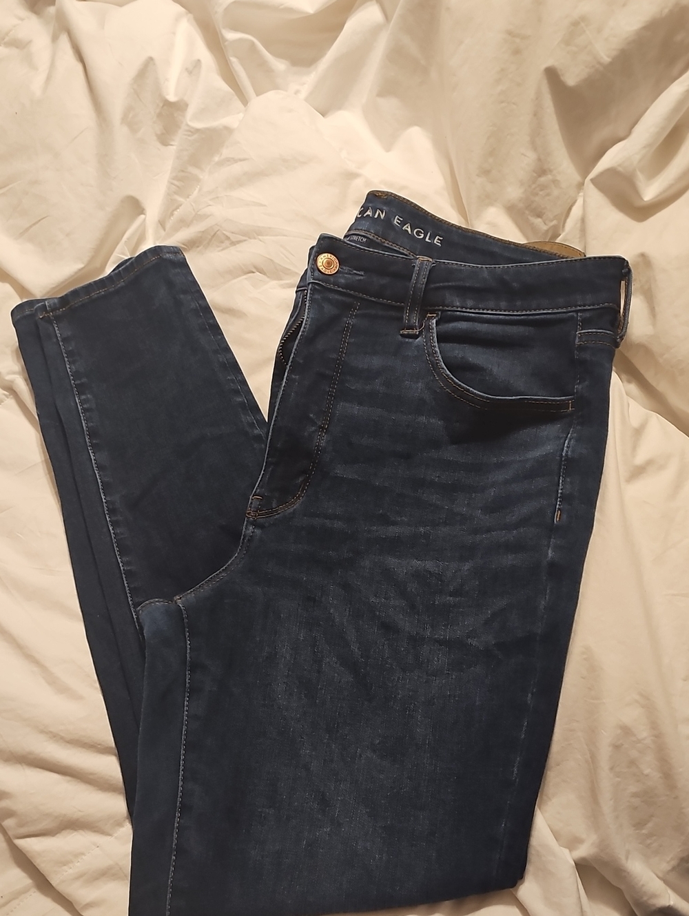 American Eagle Outfitters Dark Blue Stretch Denim Jeans